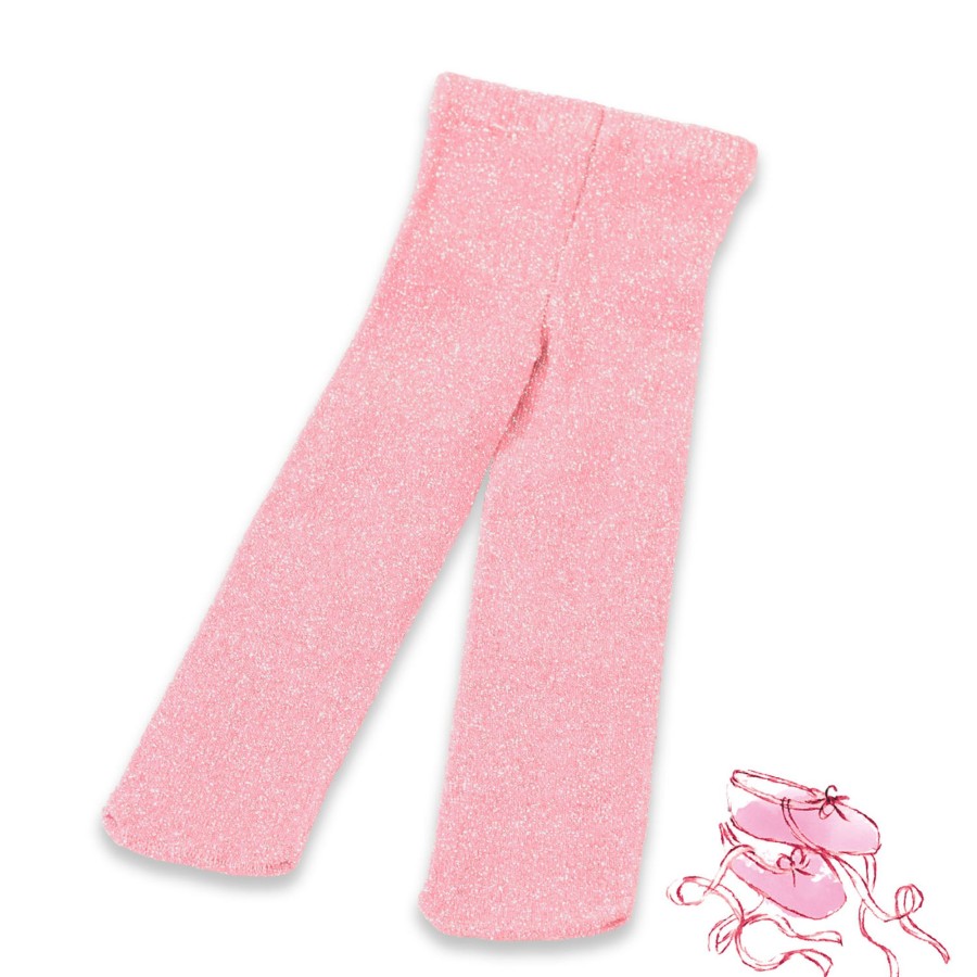 Puppenwelten Götz Puppen  | Strumpfhose Glitzerrosa